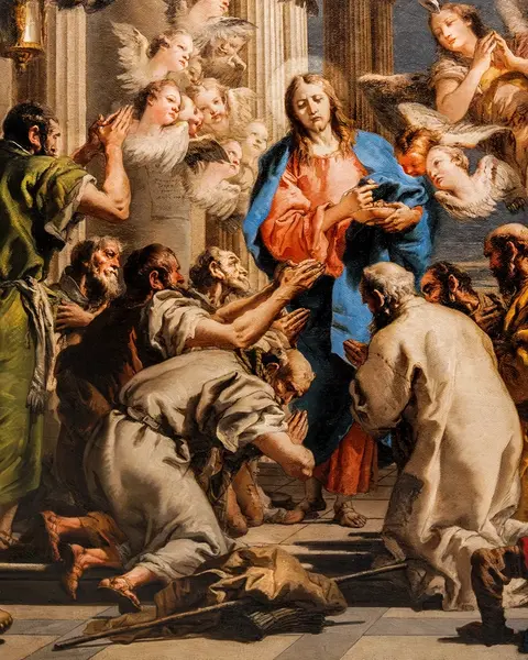 Institution of the Eucharist by Giandomenico Tiepolo