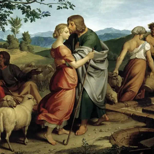 painting of Jacob and Rachel