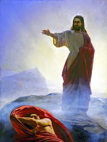 The Temptation of Jesus by Carl Bloch